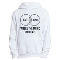 Dad jokes where the magic happens funny father's day Urban Pullover Hoodie