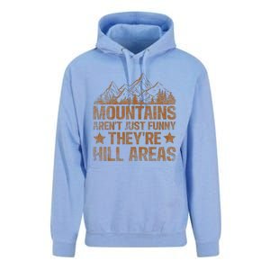 Dad Joke Word Pun Mountains ArenT Funny TheyRe Hill Areas Unisex Surf Hoodie