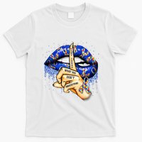 DonT Judge What You DonT Understand Autism Awareness Lips T-Shirt