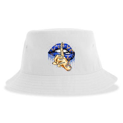 DonT Judge What You DonT Understand Autism Awareness Lips Sustainable Bucket Hat