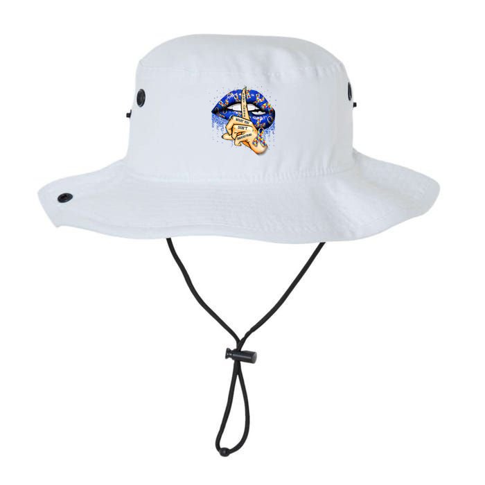 DonT Judge What You DonT Understand Autism Awareness Lips Bucket Hat