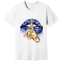 DonT Judge What You DonT Understand Autism Awareness Lips Premium T-Shirt