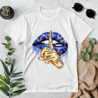 DonT Judge What You DonT Understand Autism Awareness Lips Premium T-Shirt