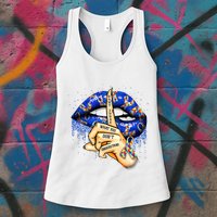 DonT Judge What You DonT Understand Autism Awareness Lips Womens Tank Top