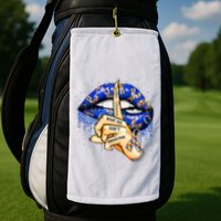 DonT Judge What You DonT Understand Autism Awareness Lips Golf Towel
