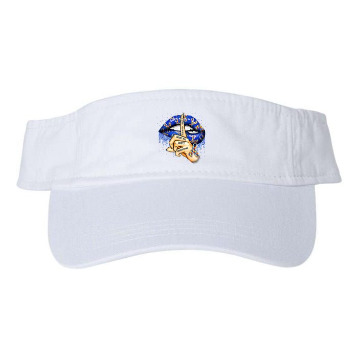 DonT Judge What You DonT Understand Autism Awareness Lips Visor