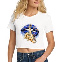 DonT Judge What You DonT Understand Autism Awareness Lips Crop Top