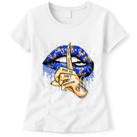 DonT Judge What You DonT Understand Autism Awareness Lips Womens T-Shirt