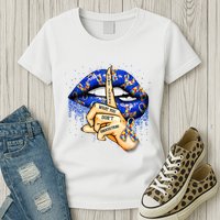 DonT Judge What You DonT Understand Autism Awareness Lips Womens T-Shirt