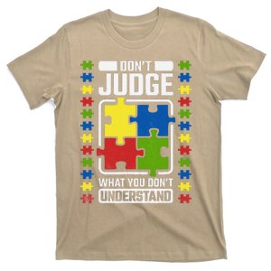 Don't Judge What You Don't Understand, Autism Awareness T-Shirt