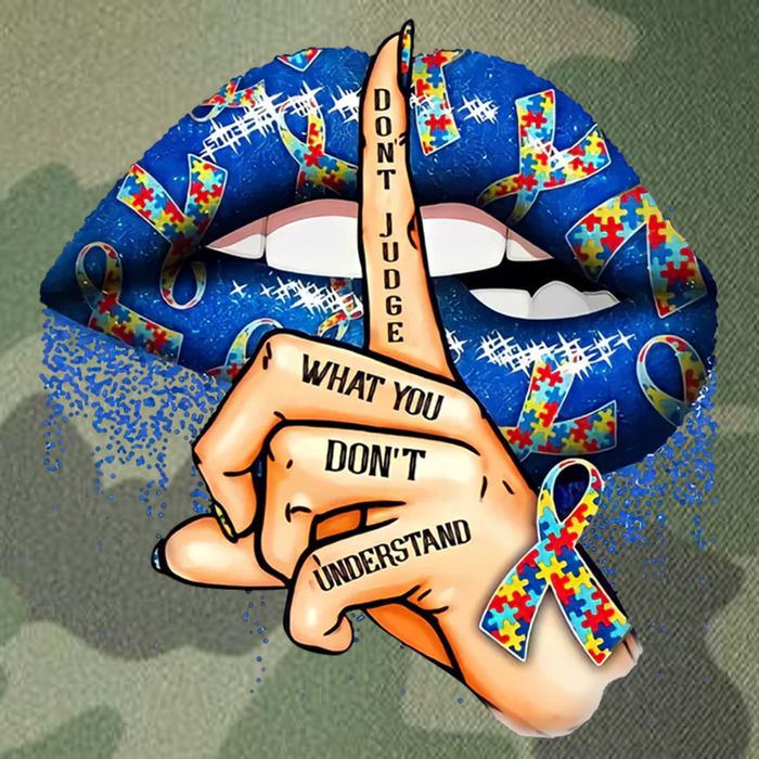 Dont Judge What You Dont Understand Autism Awareness Lips Legacy Tie Dye Trucker Hat