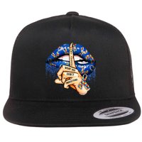 Dont Judge What You Dont Understand Autism Awareness Lips Flat Bill Trucker Hat