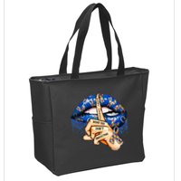 Dont Judge What You Dont Understand Autism Awareness Lips Zip Tote Bag