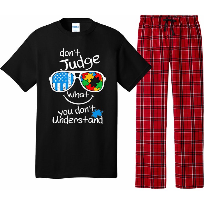 DonT Judge What You DonT Understand Autism Awareness Month Pajama Set