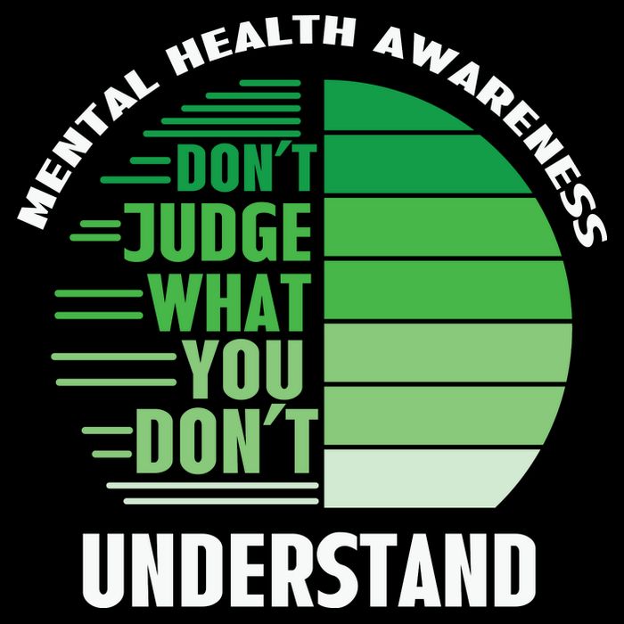 Don't Judge What You Don't Understand Mental Health Awareness Sustainable Bucket Hat
