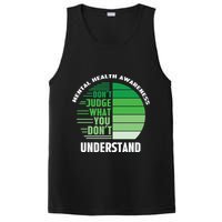 Don't Judge What You Don't Understand Mental Health Awareness PosiCharge Competitor Tank