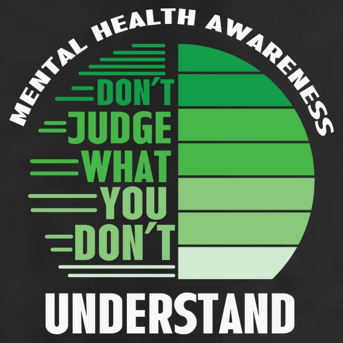 Don't Judge What You Don't Understand Mental Health Awareness Microfiber Hand Towel