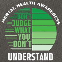 Don't Judge What You Don't Understand Mental Health Awareness Cotton Canvas Backpack