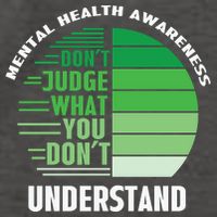 Don't Judge What You Don't Understand Mental Health Awareness Vector Backpack