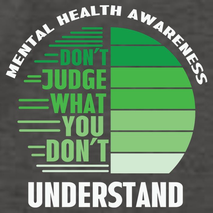 Don't Judge What You Don't Understand Mental Health Awareness Vector Backpack