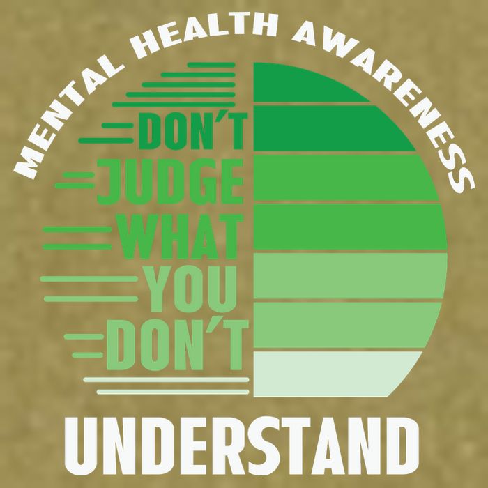 Don't Judge What You Don't Understand Mental Health Awareness Garment-Dyed Women's Muscle Tee