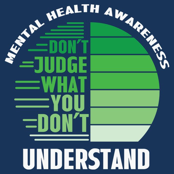 Don't Judge What You Don't Understand Mental Health Awareness Infant Baby Jersey Bodysuit