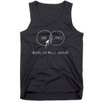 Dad jokes where the magic happens Tank Top