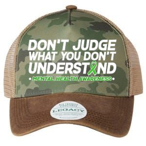 Don't Judge What You Don't Understand Mental Health Awareness Legacy Tie Dye Trucker Hat