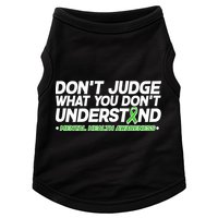 Don't Judge What You Don't Understand Mental Health Awareness Doggie Tank