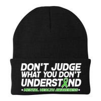 Don't Judge What You Don't Understand Mental Health Awareness Beanie
