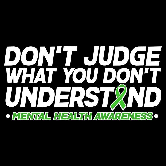Don't Judge What You Don't Understand Mental Health Awareness Drawstring Bag