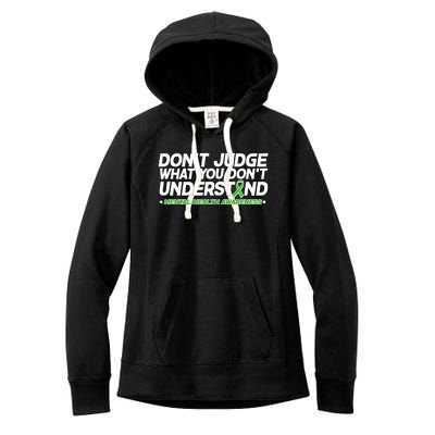 Don't Judge What You Don't Understand Mental Health Awareness Women's Fleece Hoodie