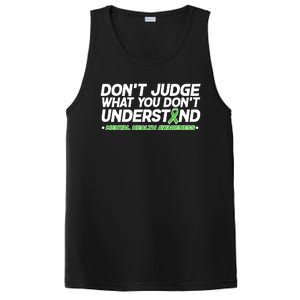 Don't Judge What You Don't Understand Mental Health Awareness PosiCharge Competitor Tank