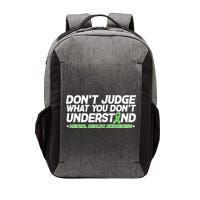 Don't Judge What You Don't Understand Mental Health Awareness Vector Backpack