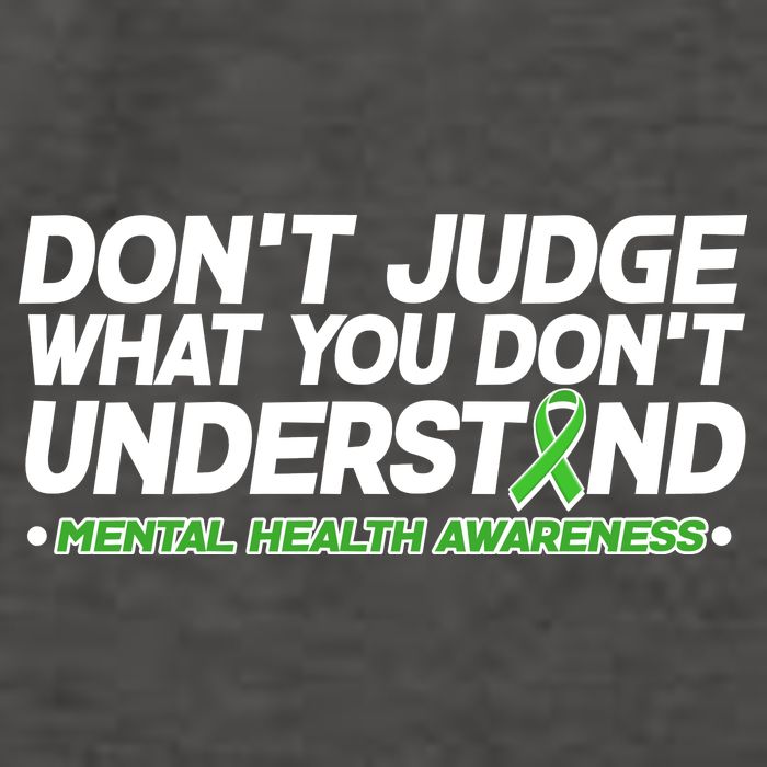Don't Judge What You Don't Understand Mental Health Awareness Vector Backpack