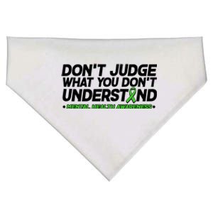 Don't Judge What You Don't Understand Mental Health Awareness USA-Made Doggie Bandana