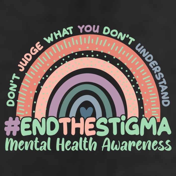 Don't Judge What You Don't Understand #End The Stigma 7 Panel Mesh Trucker Snapback Hat