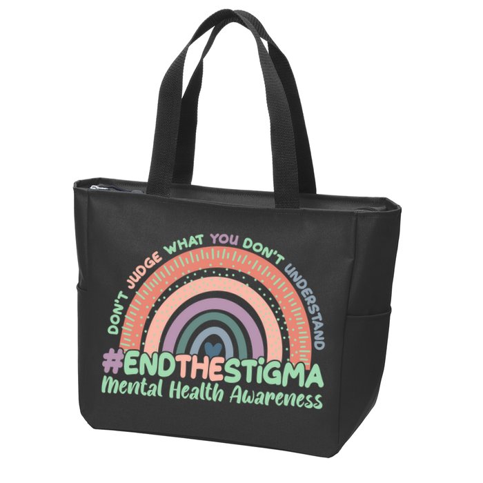 Don't Judge What You Don't Understand #End The Stigma Zip Tote Bag