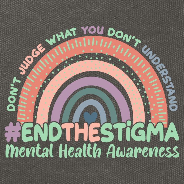 Don't Judge What You Don't Understand #End The Stigma Cotton Canvas Backpack