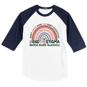 Don't Judge What You Don't Understand #End The Stigma Baseball Sleeve Shirt