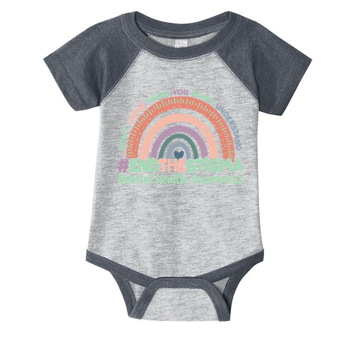 Don't Judge What You Don't Understand #End The Stigma Infant Baby Jersey Bodysuit
