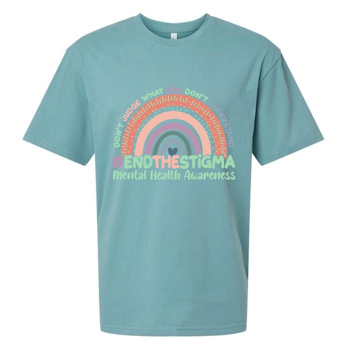 Don't Judge What You Don't Understand #End The Stigma Sueded Cloud Jersey T-Shirt