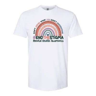 Don't Judge What You Don't Understand #End The Stigma Softstyle CVC T-Shirt