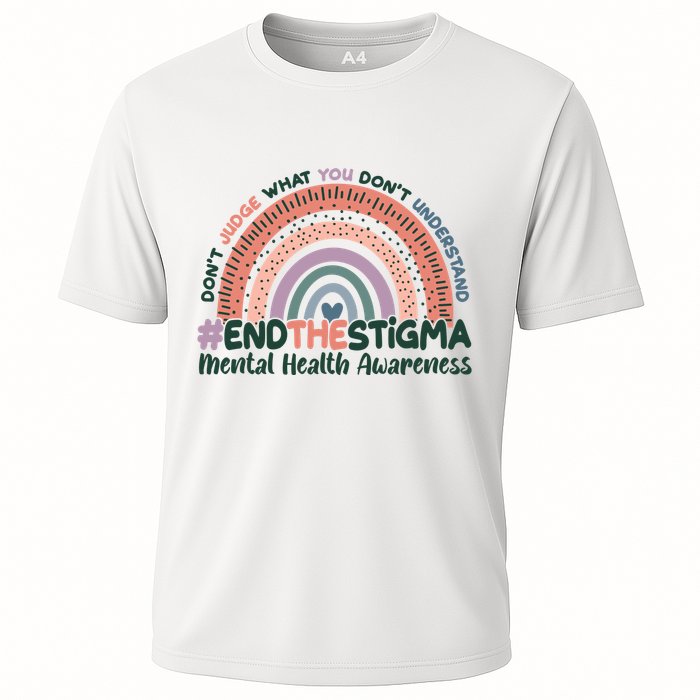 Don't Judge What You Don't Understand #End The Stigma Cooling Performance Crew T-Shirt