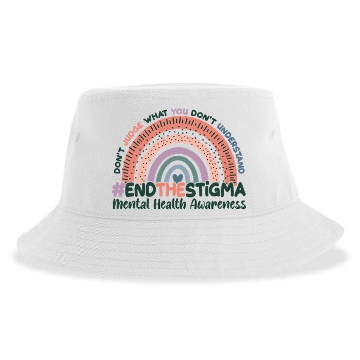 Don't Judge What You Don't Understand #End The Stigma Sustainable Bucket Hat