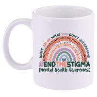 Don't Judge What You Don't Understand #End The Stigma 11oz C Handle Ceramic Mug