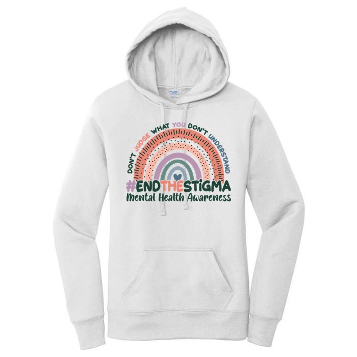 Don't Judge What You Don't Understand #End The Stigma Women's Pullover Hoodie