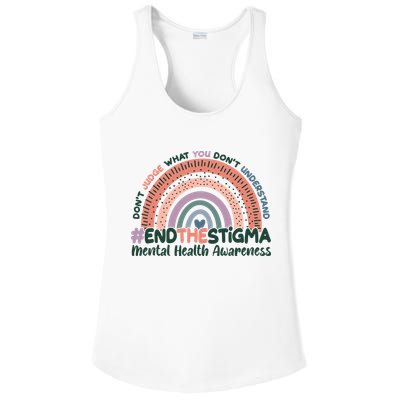 Don't Judge What You Don't Understand #End The Stigma Ladies PosiCharge Competitor Racerback Tank