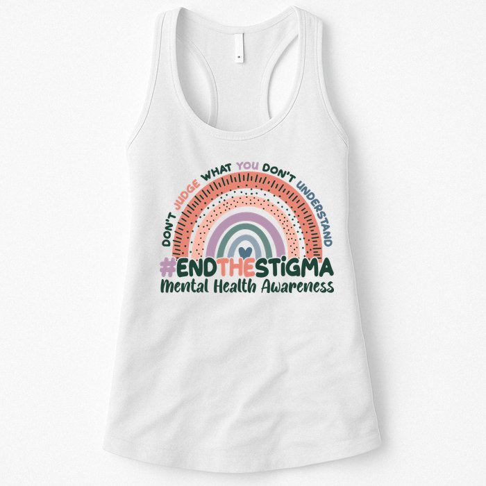 Don't Judge What You Don't Understand #End The Stigma Womens Tank Top