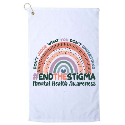 Don't Judge What You Don't Understand #End The Stigma Golf Towel